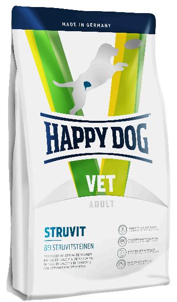 Диетический корм для растворения струвитных камней у взрослых собак Happy Dog VET Diet Struvit Adult 18,5/9,5